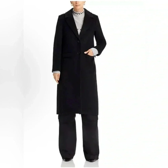 AQUA Two Button Long Coat - 100% Exclusive Bloomingdales - NWT - XL - Picture 1 of 12